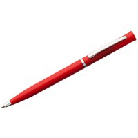 Картинка Ручка шариковая Euro Chrome, красная от бренда Опен