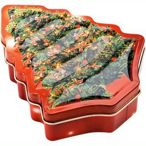 Фото Подарочная коробка «Новогодняя елка» (красный)