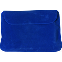 Подушка надувная под голову в чехле, синяя