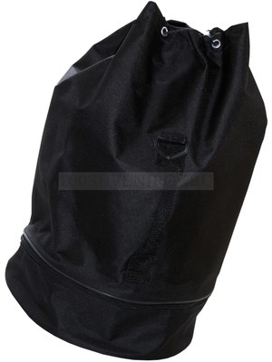 Фото Черный рюкзак с отделением для обуви, термотрансфер