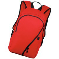 Фирменный рюкзак с отделением для телефона или МР3 плеера и выходом для наушников, красный