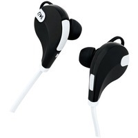 Фотка Беспроводные спортивные Bluetooth-наушники Vatersay, черные от известного бренда Страйд