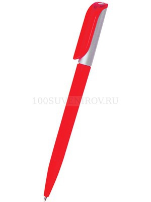 Фото Ручка шариковая "Арлекин", красная (красный, серебристый)