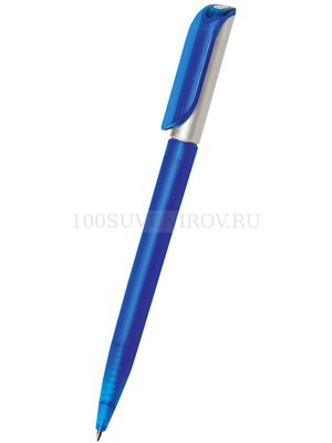 Фото Ручка шариковая "Арлекин", синяя (синий, серебристый)
