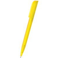 Ручка рекламная шариковая Миллениум фрост, желтая