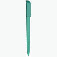 Пластиковая промо-ручка шариковая МИЛЛЕНИУМ, синие чернила, d0,9 х 13,8 см, зеленый