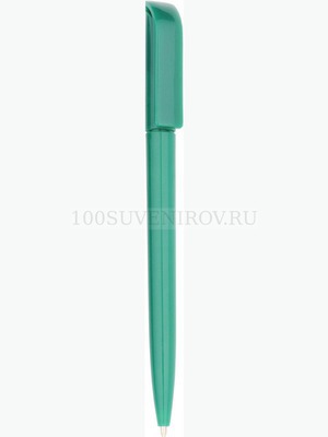 Фото Пластиковая промо-ручка шариковая МИЛЛЕНИУМ, синие чернила, d0,9 х 13,8 см (зеленый)