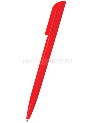 Фото Пластиковая промо-ручка шариковая МИЛЛЕНИУМ, синие чернила, d0,9 х 13,8 см, красная (красный)