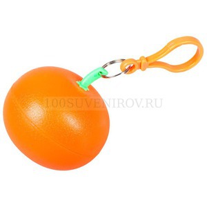 Фото Дождевик в футляре «Фрукт», апельсин (оранжевый мандарин)