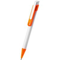 Изображение Ручка шариковая «Бавария» белая/оранжевая
