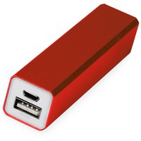 Фотография Портативное зарядное устройство Брадуэлл, 2200 mAh, красный