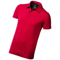 Картинка Рубашка поло Markham мужская, красный/антрацит из брендовой коллекции Elevate