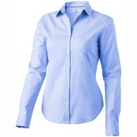 Рубашка "Vaillant" женская с длинным рукавом, голубой, S
