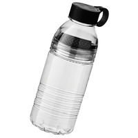 Бутылка спортивная Slice на 600 мл, черный/серый