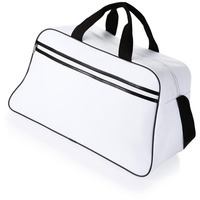 Спортивная недорогая сумка спортивная San Jose, белый, 48,5 х 25,7 х 28 см