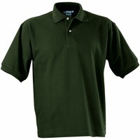Рубашка поло "Boston" мужская, зеленый бутылочный, XL