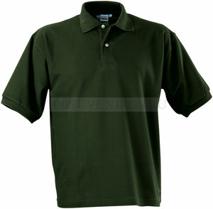 Фото Рубашка поло "Boston" мужская (зеленый бутылочный) XL