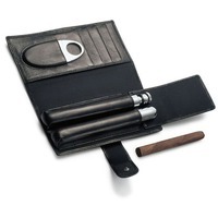 Фото Набор для сигар Churchill: фляга, туба для сигары, гильотина