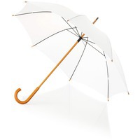 Однотонный зонт трость Palmire, механический 23, белый