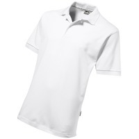 Рубашка поло "Cotton" мужская, белый, 2XL