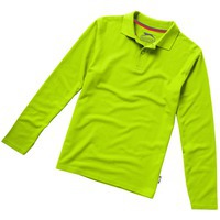Фотка Рубашка поло Point мужская с длинным рукавом, зеленое яблоко компании Slazenger