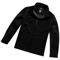 Картинка Куртка софтшел Maxson мужская, черный от популярного бренда Elevate