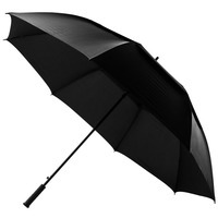 Зонт трость для гольфа "Brighton", полуавтомат 32", черный на 10 ноября
