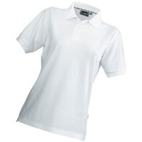 Рубашка поло женская, белый, XL