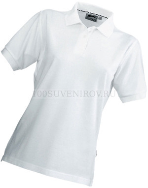 Фото Рубашка поло женская (белый) XL