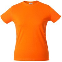 Брендовая футболка женская HEAVY LADY, оранжевая XXL