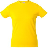 Изображение Футболка женская HEAVY LADY, желтая XS от торговой марки Джэймс Харвест
