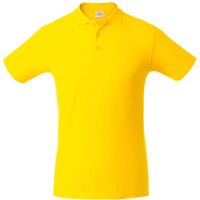 Рубашка поло мужская SURF, желтая S