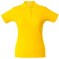 Рубашка поло женская SURF LADY, желтая XL