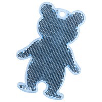 Изображение Пешеходный светоотражатель «Мишка», синий от торговой марки Coreflect