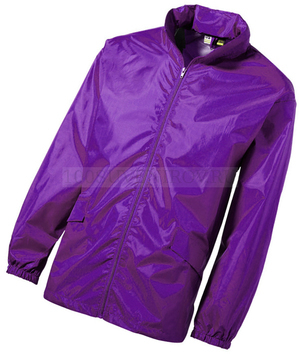 Фото Ветровка "Miami" мужская с чехлом, фиолетовый, 2XL