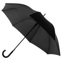 Зонт трость Cardew, полуавтомат 27, черный и подарки летний