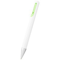 Ручка шариковая "Nassau", белый/зеленое яблоко