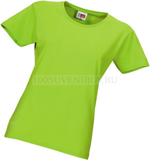 Фото Женская футболка зеленая из хлопка HEAVY SUPER CLUB , размер XL
