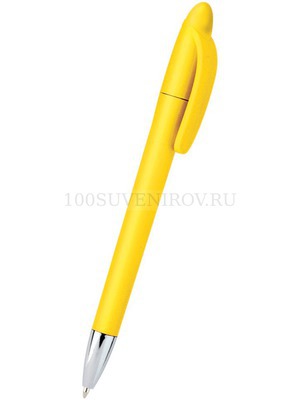 Фото Ручка шариковая Celebrity «Айседора», желтая (желтый матовый, серебристый)