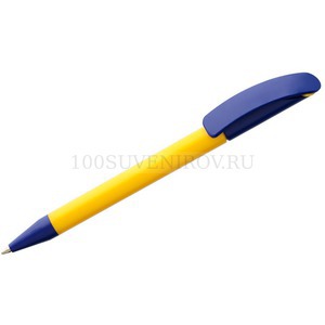 Фото Ручка шариковая Prodir DS3 TPP Special, желтая с синим (уценка)