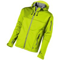 Куртка "Soft shell" мужская, светло-зеленый/серый, S