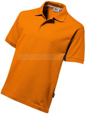 Фото Рубашка поло "Cotton" мужская (оранжевый) M