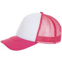 Фотка Бейсболка BUBBLE, розовый неон с белым от знаменитого бренда Sol's