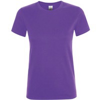 Футболка женская REGENT WOMEN, темно-фиолетовая XL