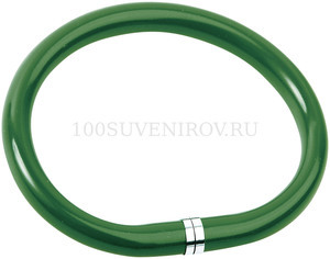 Фото Ручка шариковая - браслет "Арт-Хаус", зеленая (зеленый, серебристый)