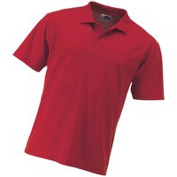 Модная красная рубашка-поло Economy, мужская