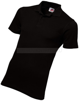 Фото Рубашка-поло "Economy", мужская (черный) XL