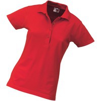 Модная красная рубашка-поло Economy, женская