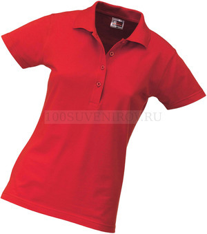 Фото Рубашка-поло "Economy", женская (красный) XL