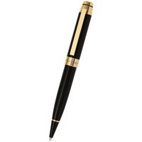 Красивая ручка шариковая Cerruti 1881 модель Heritage Gold в тубусе